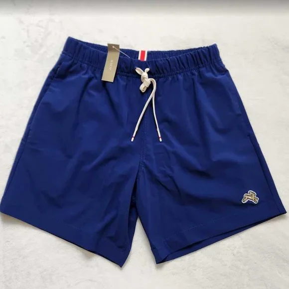 New Men's S M  Tracksmith x J Crew Cannonball Run blue running shorts - Picture 3 of 11